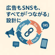 広告もSNSもすべてがつながる設計に！